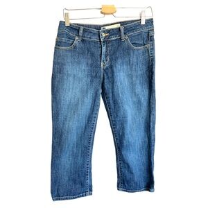 Gap capri Jeans denim  curvy Low rise Stretch Cropped Women's Size 6